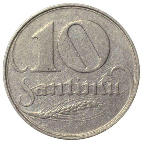 10 сантимів 1922 рік, Латвія, VF, №2