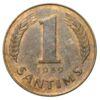 1 сантим 1939 року, Латвія, VF купити на monitex.com.ua - 0 1 сантим 1939 року, Латвія, VF