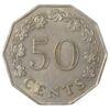 50 центів 1972 року. Мальта. UNC купити на monitex.com.ua - 0 50 центів 1972 року. Мальта. UNC