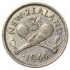 3 пенса 1944 року. Нова Зеландія. VF купити на monitex.com.ua - 0 3 пенса 1944 року. Нова Зеландія. VF