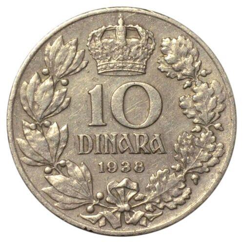 10 динарів 1938 року. Югославія VF