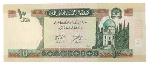 Банкнота 10 Афгані 2002 року, Афганістан, XF