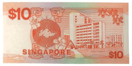 Банкнота 10 доларів 1988 рік, Сінгапур, UNC, №2