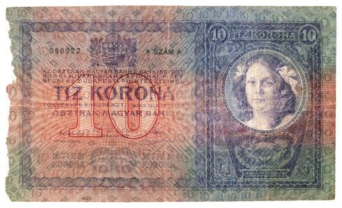 Банкнота 10 крон 1904 року, Австро-Угорщина, F, №2