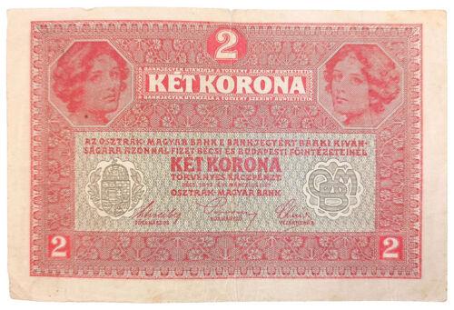 Банкнота 2 крони 1917 року, Австро-Угорщина, F-VF