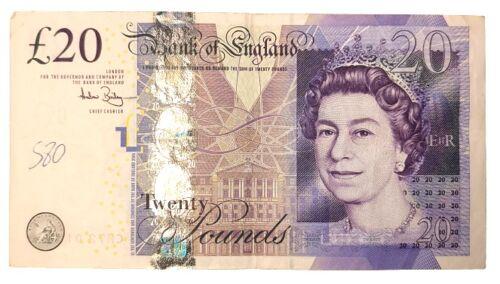 Банкнота 20 фунтів 2006 року, Великобританія, VF