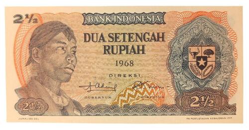 Банкнота 2.5 рупії 1968 року, Індонезія, UNC, №2