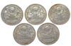 Набір монет Полтинник 1925 року, ПЛ, 5 шт. VF-XF, №2 купити на monitex.com.ua - 0 Набір монет Полтинник 1925 року, ПЛ, 5 шт. VF-XF, №2