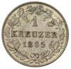 1 крейцер 1865 року. Вюртемберг. XF купить на monitex.com.ua - 0 1 крейцер 1865 року. Вюртемберг. XF