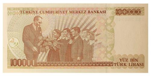 Банкнота 100000 лір 1970 року, Туреччина, UNC Банкнота 100000 лір 1970 року, Туреччина, UNC