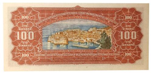 Банкнота 100 динарів 1955 року, Югославія, AU Банкнота 100 динарів 1955 року, Югославія, AU