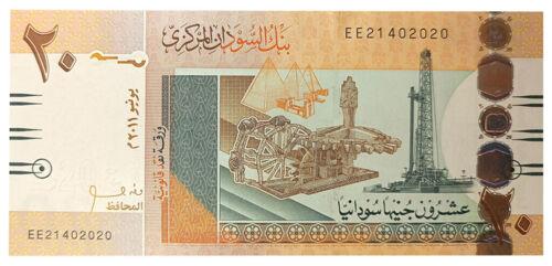 Банкнота 20 фунтів 2011 року, Судан, UNC