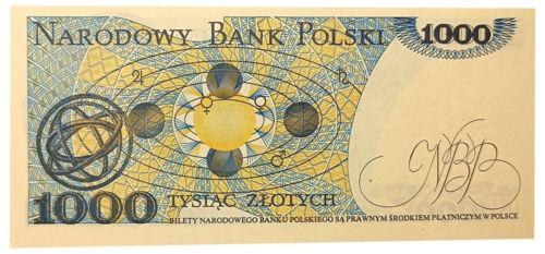 Банкнота 1000 злотих 1982 року, Польща, AU Банкнота 1000 злотих 1982 року, Польща, AU