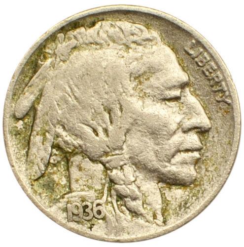 5 центів 1936 року, Індіанець, США, VF-XF