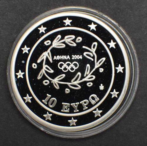 10 євро 2004 року. Метання диска. Афіни. Греція. Proof 10 євро 2004 року. Метання диска. Афіни. Греція. Proof