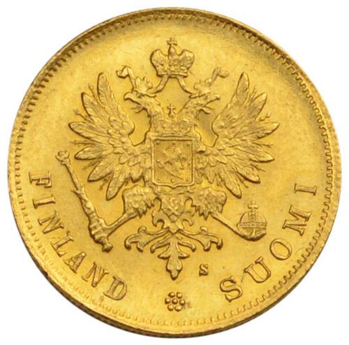 10 марок 1881 року, S, Олександр ІІ, для Фінляндії, UNC 10 марок 1881 року, S, Олександр ІІ, для Фінляндії, UNC