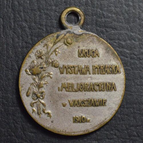 Медаль «Друга виставка рибальства та меліорації у Варшаві» 1910 рік, Польща Медаль «Друга виставка рибальства та меліорації у Варшаві» 1910 рік, Польща
