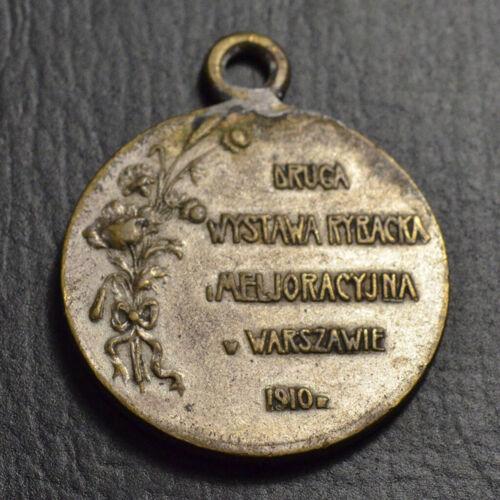Медаль «Друга виставка рибальства та меліорації у Варшаві» 1910 рік, Польща Медаль «Друга виставка рибальства та меліорації у Варшаві» 1910 рік, Польща