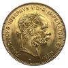 4 флорина 10 франків 1892 року Австро-Угорщина UNC купити на monitex.com.ua - 1 4 флорина 10 франків 1892 року Австро-Угорщина UNC