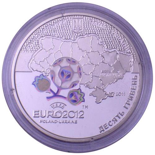Набір ювілейних монет 2011 року Євро 2012 - 5 штук в футлярі Набір ювілейних монет 2011 року Євро 2012 - 5 штук в футлярі