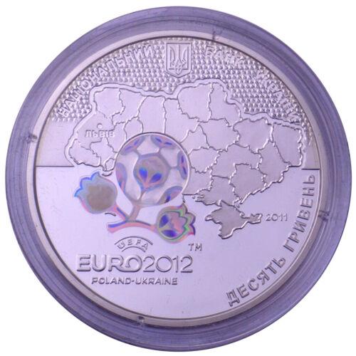 Набір ювілейних монет 2011 року Євро 2012 - 5 штук в футлярі Набір ювілейних монет 2011 року Євро 2012 - 5 штук в футлярі