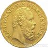 Золотая монета 10 Марок 1879 год. Вюртемберг купить на monitex.com.ua - 1 Золотая монета 10 Марок 1879 год. Вюртемберг