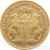 Золота монета 10 Марок 1875 рік. Гамбург купити на monitex.com.ua - 1 Золота монета 10 Марок 1875 рік. Гамбург