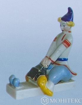 Статуетка Ємеля з скринькою (" За щучим велінням")