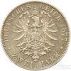 Срібна монета 2 Марки 1877 рік. Гессен купити на monitex.com.ua - 0 Срібна монета 2 Марки 1877 рік. Гессен