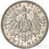 Серебряная монета 2 Марки 1901 год. Саксен-Альтенбург купить на monitex.com.ua - 0 Серебряная монета 2 Марки 1901 год. Саксен-Альтенбург