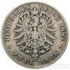 Срібна монета 2 Марки 1883 рік. Саксонія купити на monitex.com.ua - 0 Срібна монета 2 Марки 1883 рік. Саксонія