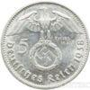 Серебряная монета 5 Рейхсмарок 1938 год. Германия купить на monitex.com.ua - 0 Серебряная монета 5 Рейхсмарок 1938 год. Германия