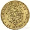 Золота монета 10 Марок 1880 рік. Гессен купити на monitex.com.ua - 0 Золота монета 10 Марок 1880 рік. Гессен