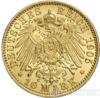 Золота монета 10 Марок 1905 рік. Мекленбург-Штрелиц купити на monitex.com.ua - 0 Золота монета 10 Марок 1905 рік. Мекленбург-Штрелиц