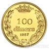 Золота монета 100 динерів 1987 року. Андорра. Єпископ Іоанн купити на monitex.com.ua - 0 Золота монета 100 динерів 1987 року. Андорра. Єпископ Іоанн