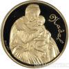 Золотая монета 25 динеров 2003 года. Андорра. Мадонна с ребенком купить на monitex.com.ua - 0 Золотая монета 25 динеров 2003 года. Андорра. Мадонна с ребенком
