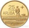 Золота монета 25 флоринів 2006 року. Аруба. 20 років незалежності Аруби купити на monitex.com.ua - 0 Золота монета 25 флоринів 2006 року. Аруба. 20 років незалежності Аруби