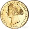 Золота монета 1 соверен 1857-1870 років. Австралія. Королева Вікторія купити на monitex.com.ua - 0 Золота монета 1 соверен 1857-1870 років. Австралія. Королева Вікторія