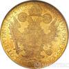 Золотая монета 4 дуката 1804 -1806 годов. Австро-Венгрия. Король Франц II купить на monitex.com.ua - 0 Золотая монета 4 дуката 1804 -1806 годов. Австро-Венгрия. Король Франц II