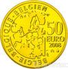 Золотая монета 50 евро 2008 года. Бельгия. Альберт II. 100-летие игры Мориса Метерлинка купить на monitex.com.ua - 0 Золотая монета 50 евро 2008 года. Бельгия. Альберт II. 100-летие игры Мориса Метерлинка