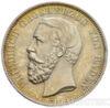 Срібна монета 5 Марок 1894 рік. Баден купити на monitex.com.ua - 1 Срібна монета 5 Марок 1894 рік. Баден