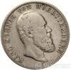 Серебряная монета 2 Марки 1880 год. Вюртемберг купить на monitex.com.ua - 1 Серебряная монета 2 Марки 1880 год. Вюртемберг