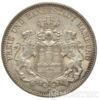 Серебряная монета 3 Марки 1911 год. Гамбург купить на monitex.com.ua - 1 Серебряная монета 3 Марки 1911 год. Гамбург