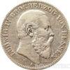 Срібна монета 2 Марки 1891 рік. Гессен купити на monitex.com.ua - 1 Срібна монета 2 Марки 1891 рік. Гессен