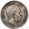 Серебряная монета 2 Марки 1877 год. Саксония купить на monitex.com.ua - 1 Серебряная монета 2 Марки 1877 год. Саксония
