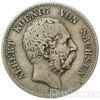 Срібна монета 2 Марки 1883 рік. Саксонія купити на monitex.com.ua - 1 Срібна монета 2 Марки 1883 рік. Саксонія